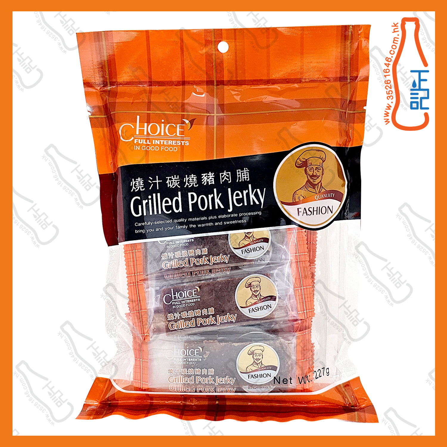 ==Choice時選 燒汁碳燒豬肉脯 227g /包