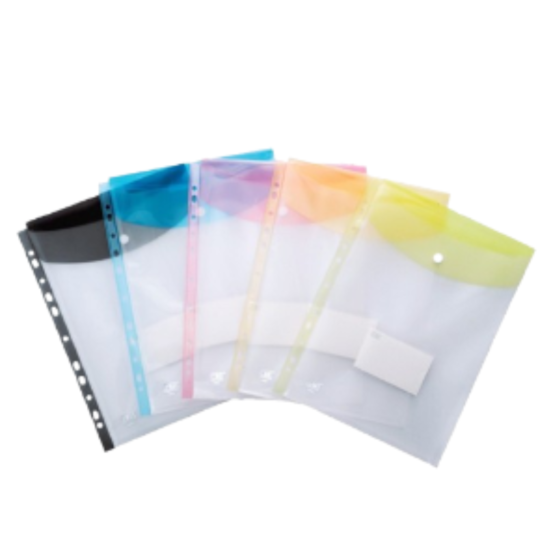 CBE 150A A4 Document Holder with 11 Holes (Random Color)