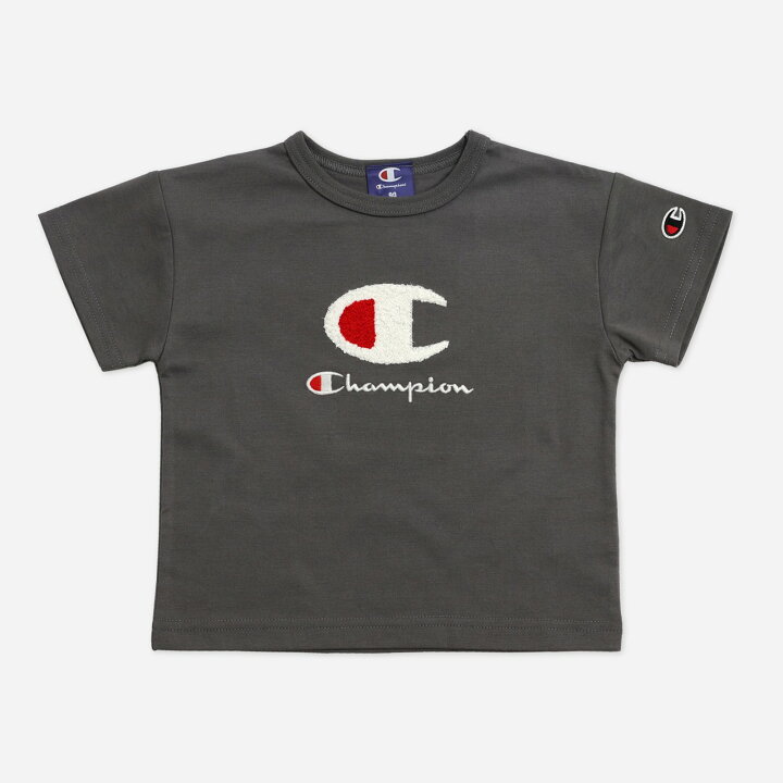 🇯🇵預訂 日本直送🇯🇵Champion三色毛毛標誌刺繡短袖T恤