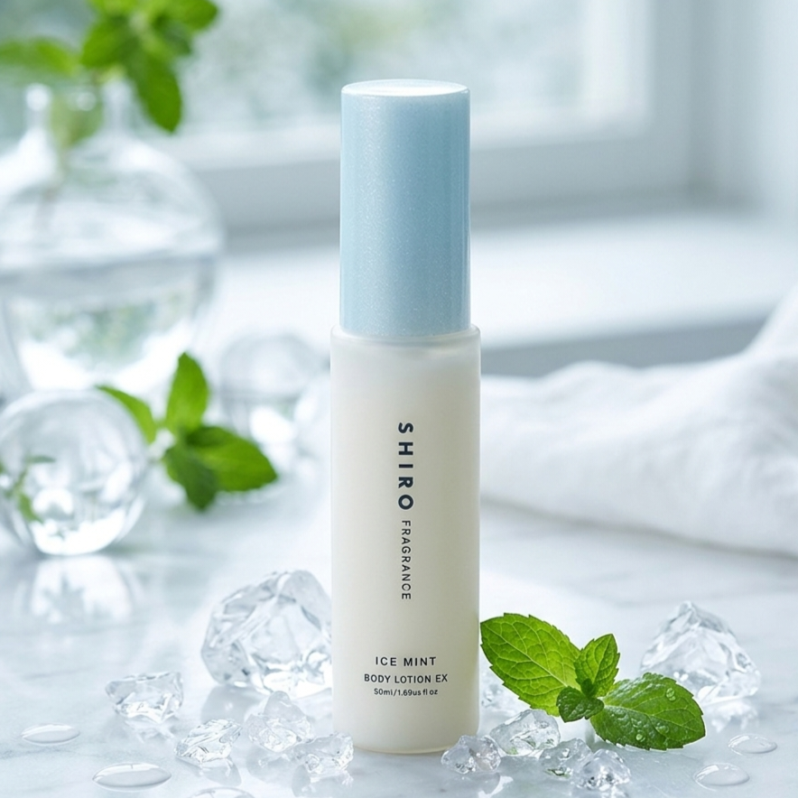 【限量販售】【系列新品】【✨️日本🇯🇵 SHIRO ICE MINT Body Lotion EX 超清涼•冰爽薄荷身體乳✨️】 50ml   