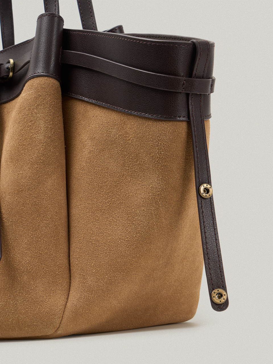 ANTHOS BAG-SUEDE (SAND BEIGE)