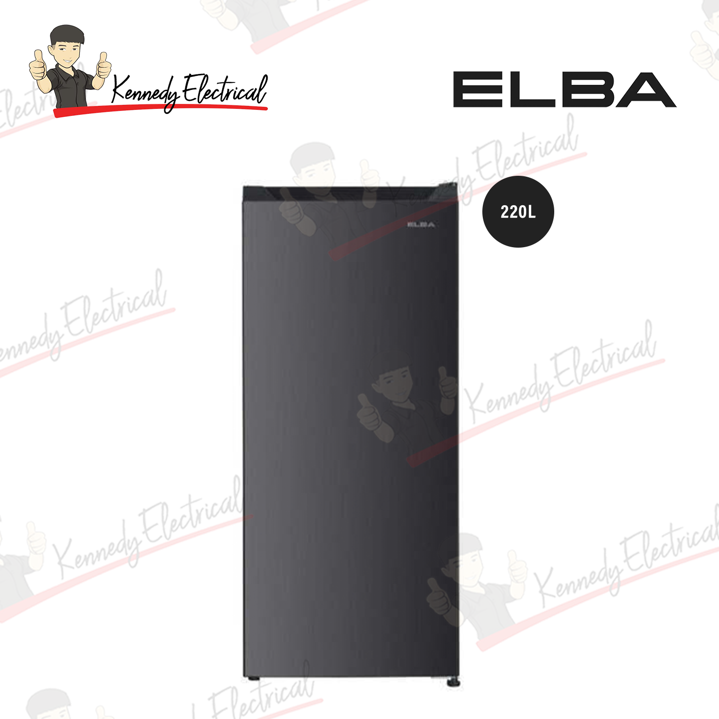 Elba 220L Single Door Refrigerator ER-Q2218(GR)