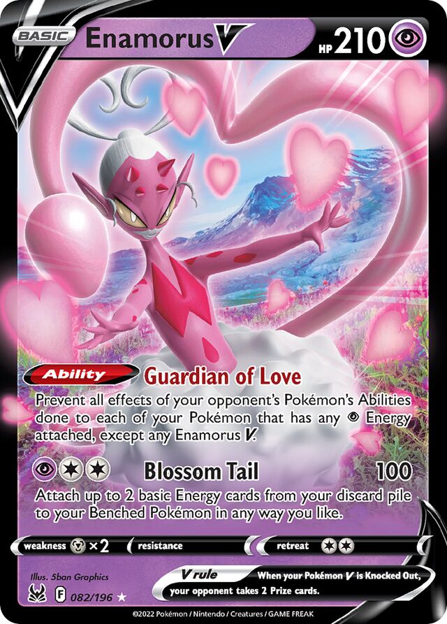 Pokemon TCG Lost Origin - Enamorus V-082/196