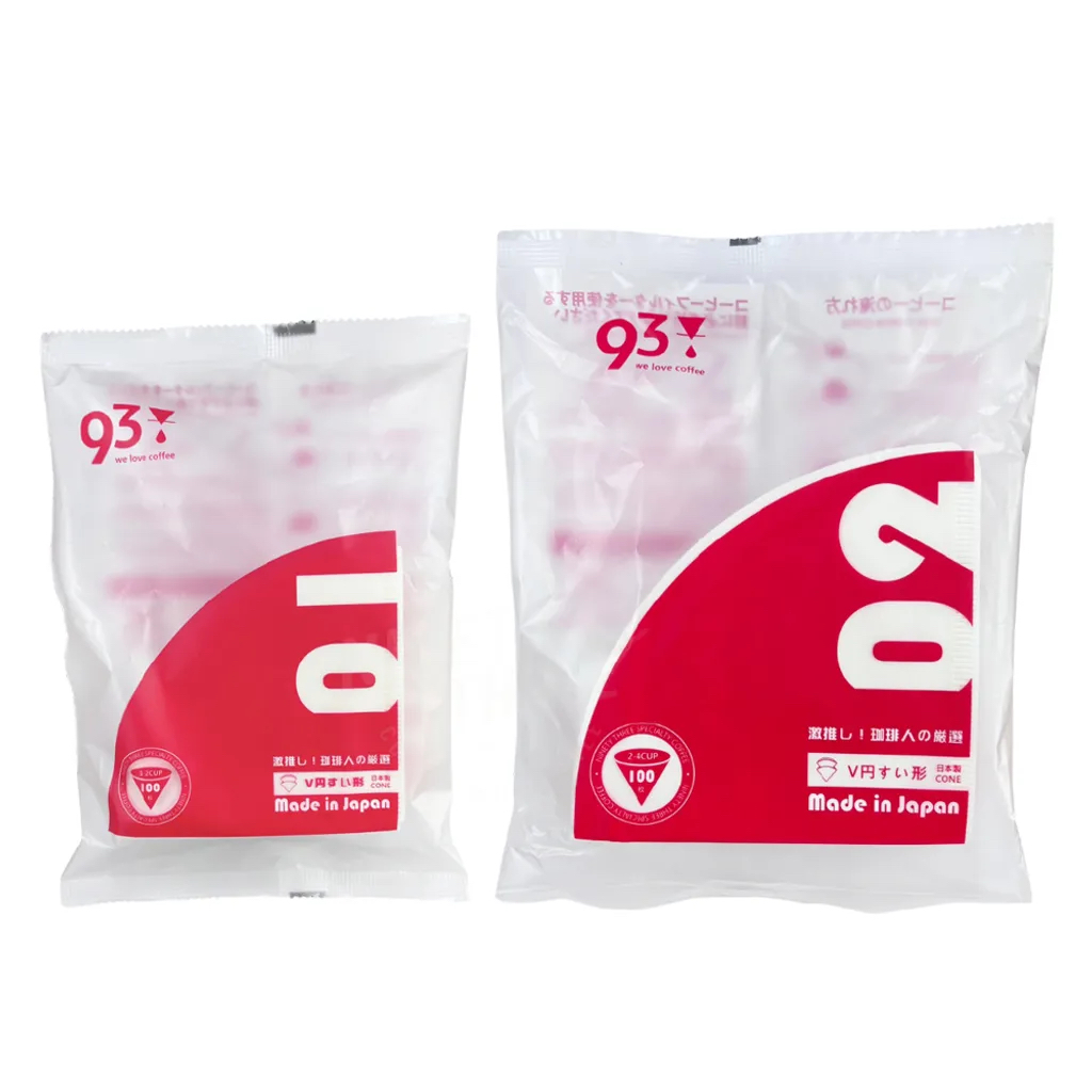 93 coffee 甜感濾紙 2-4人份 (100枚) Filter Paper