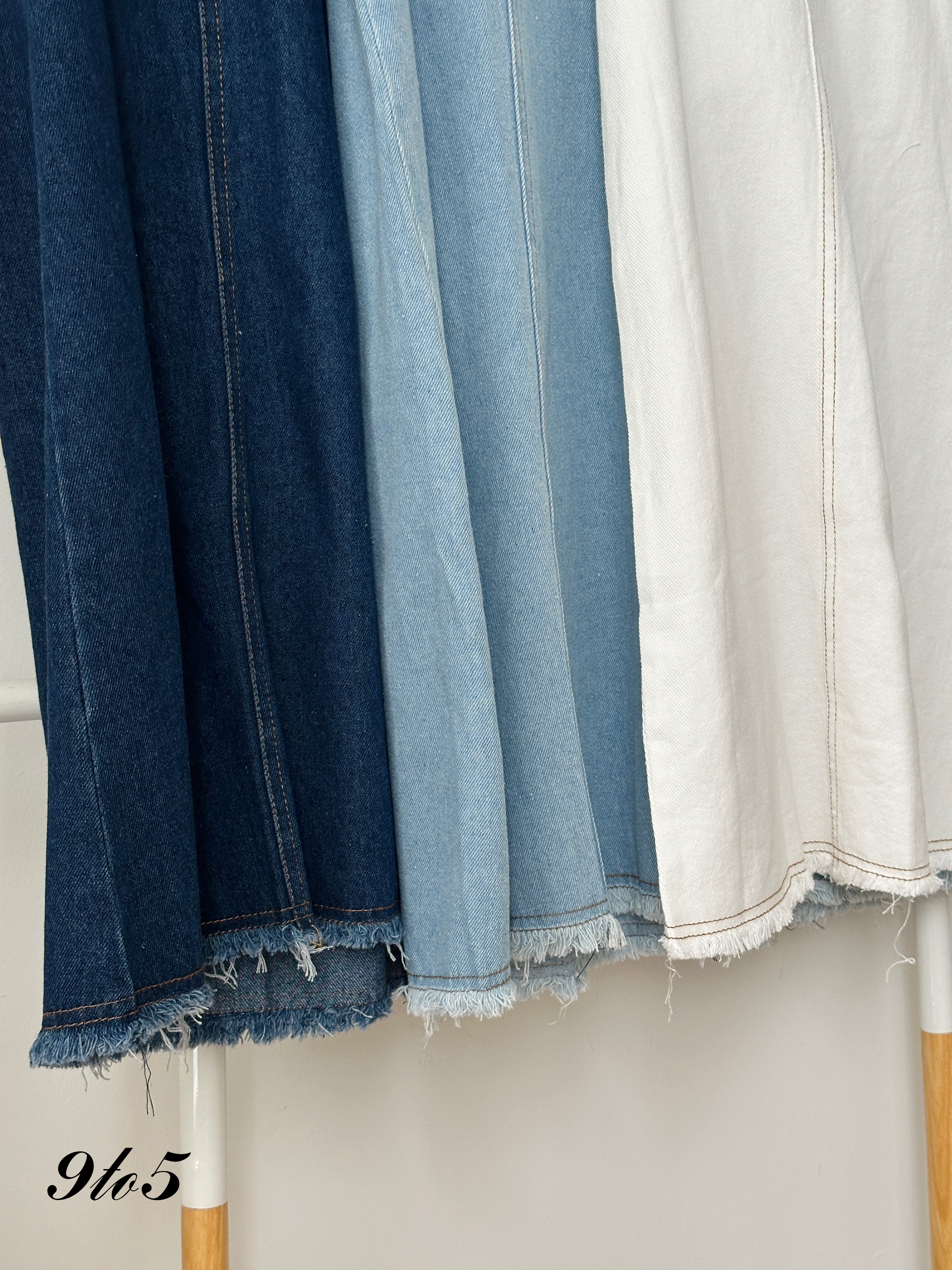 D2311 Sleeveless Denim Dress - 3 Colors