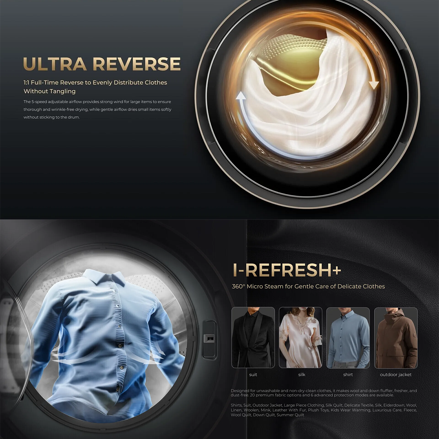 Haier 24kg/13kg Duo Drum Washer Dryer (HWD240-BD12LGNU1)