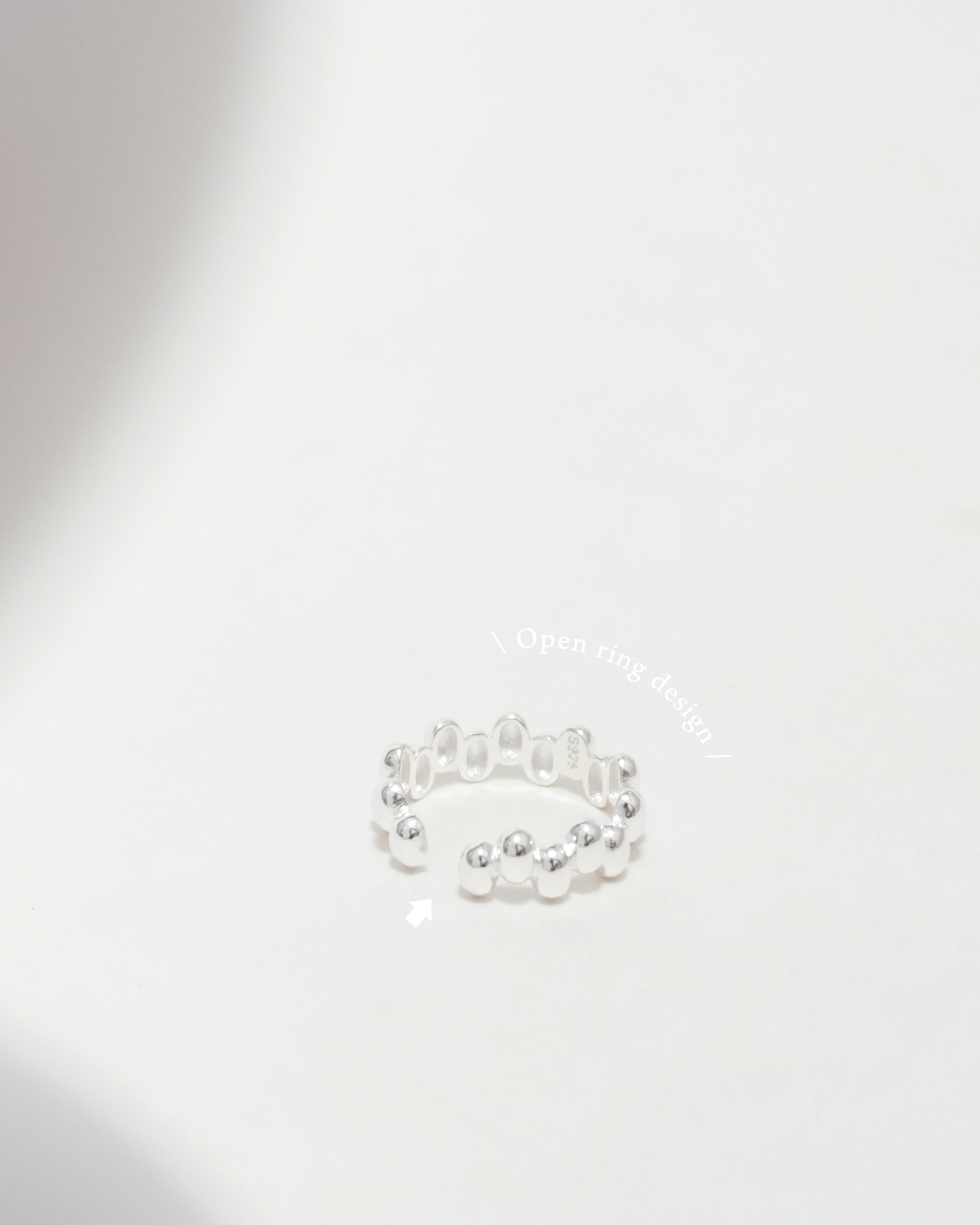 Daybreak Egg Bead Ring