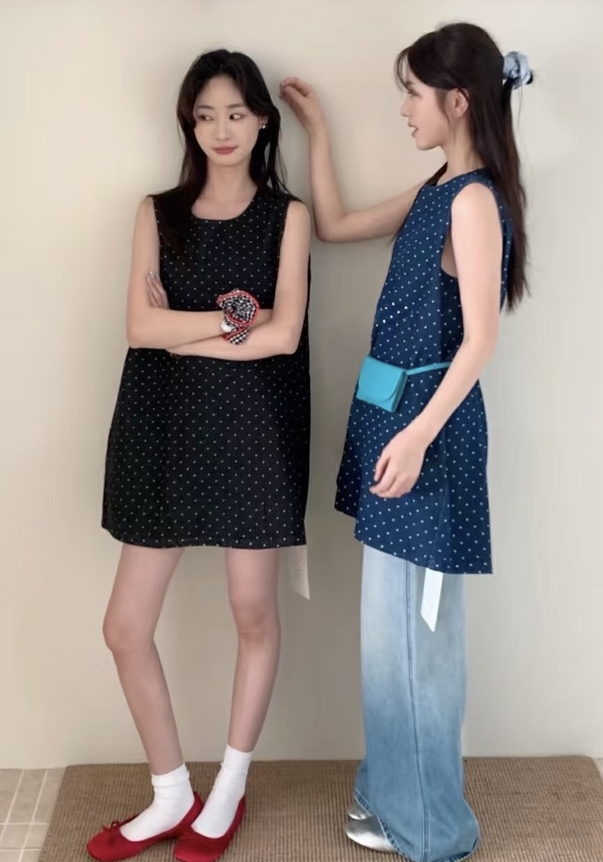 DR291韩版长款连衣裙