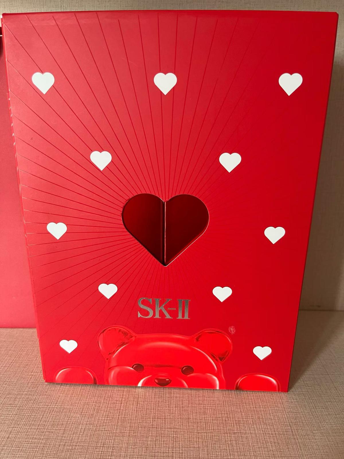 新版SK2神仙水情人節小熊禮盒一拖六套盒