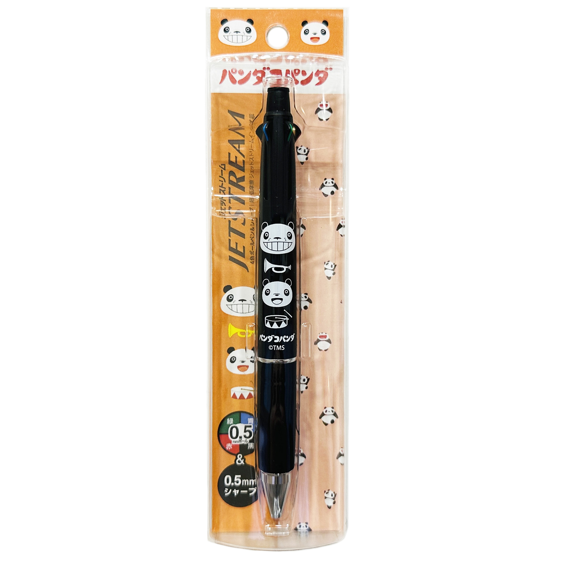現貨｜Panda Go Panda 熊貓家族 吉卜力 日本製 uni Jetstream 4&1 多功能 5用筆 0.5mm 4色原子筆 + 0.5mm 鉛芯筆 (PNN-078)