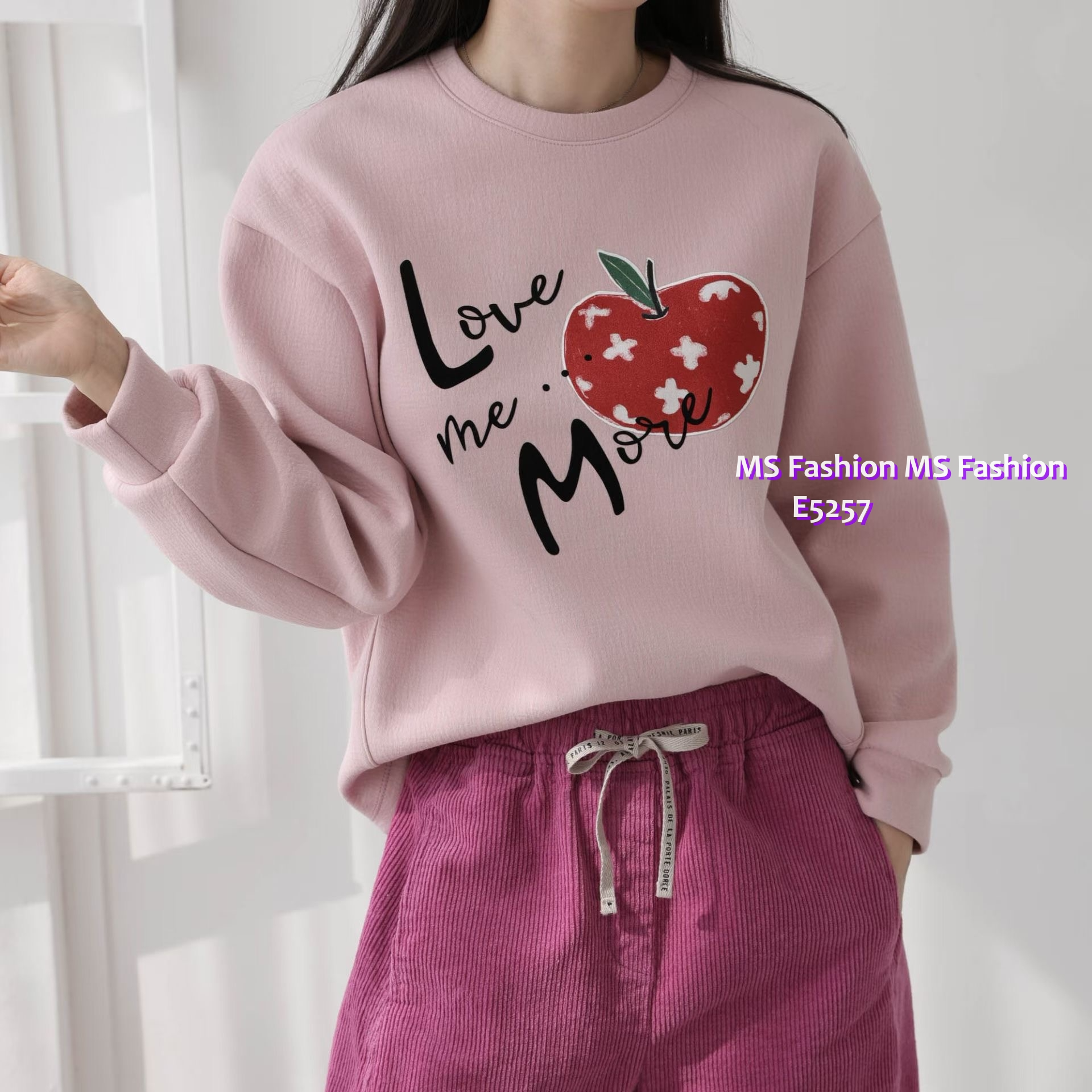 E5257 靚色靚print top