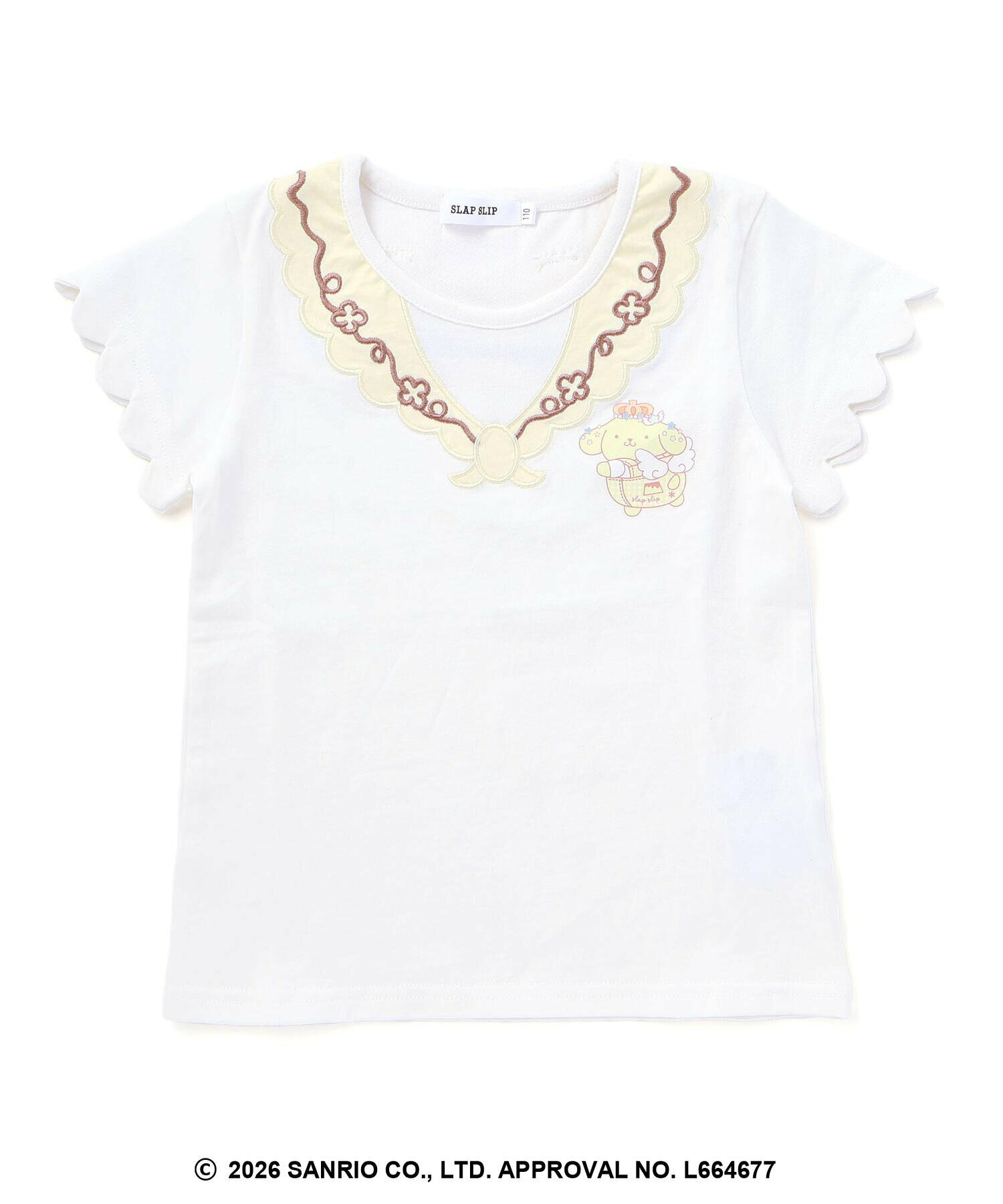 🇯🇵預訂 日本直送🇯🇵Slap Slip x Sanrio系列兩色人物印花立體耳朵刺繡水手領扇形袖上衣