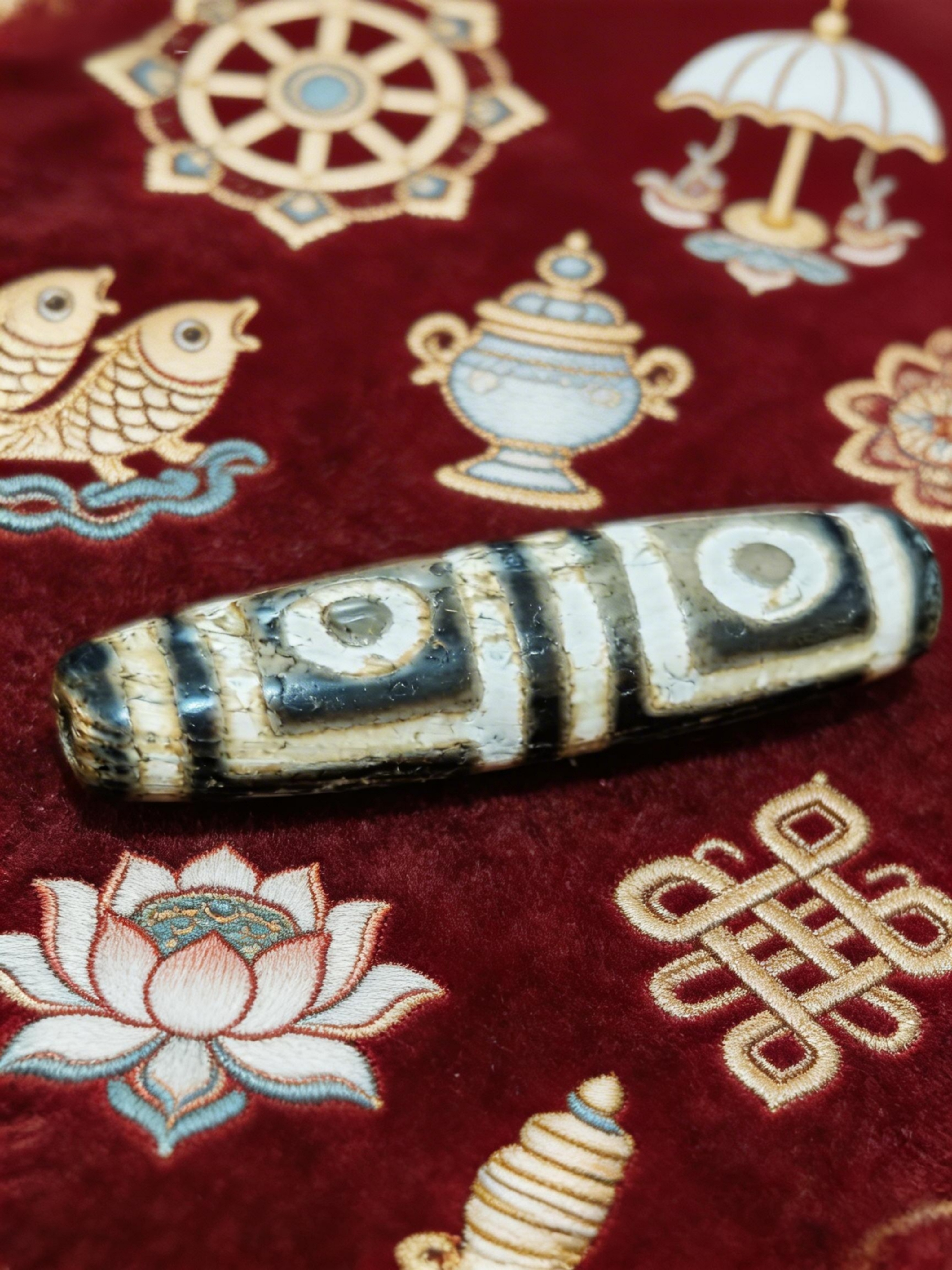 「火供地門四眼天珠」26034