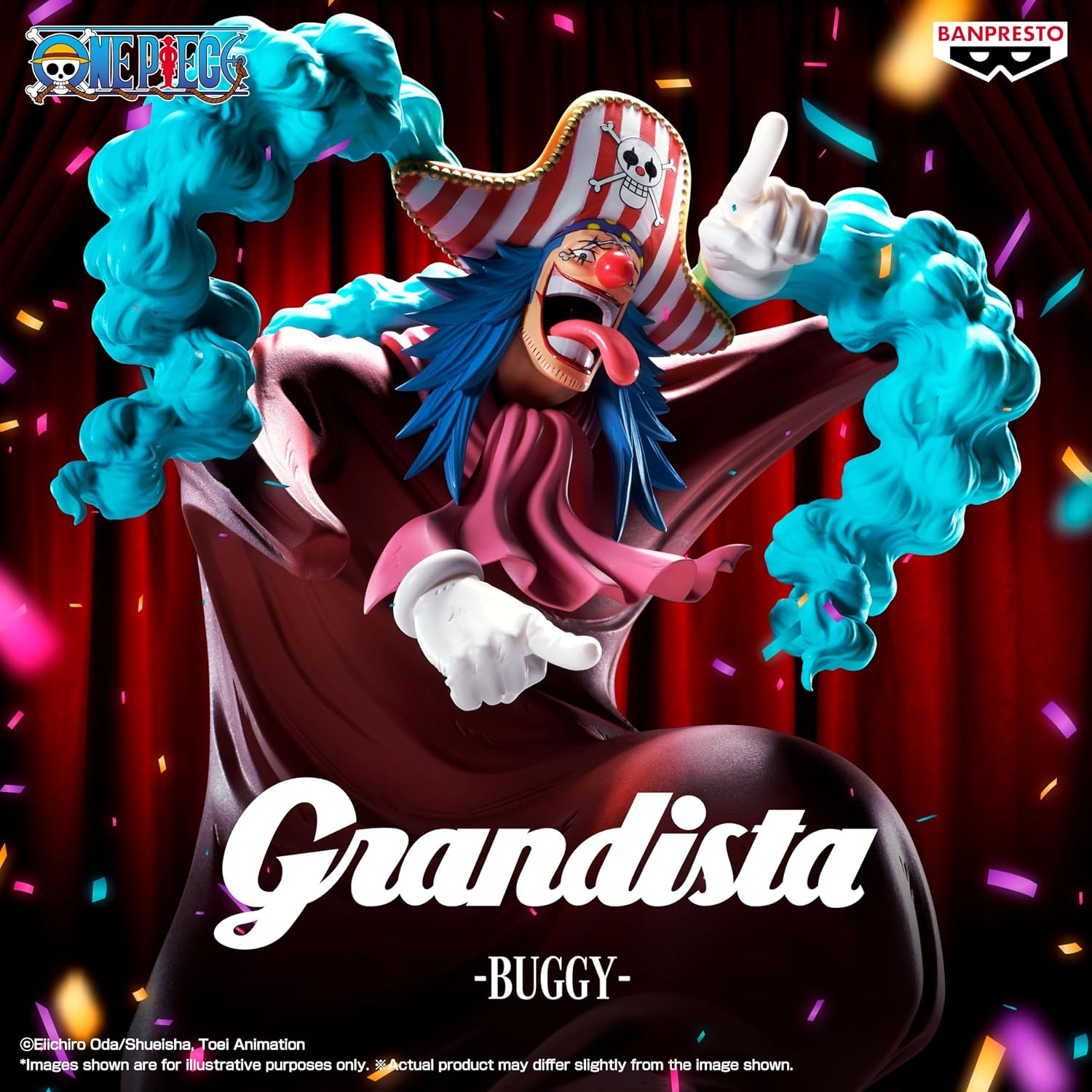 Banpresto, Grandista Figure: One Piece, Buggy 海賊王 巴基
