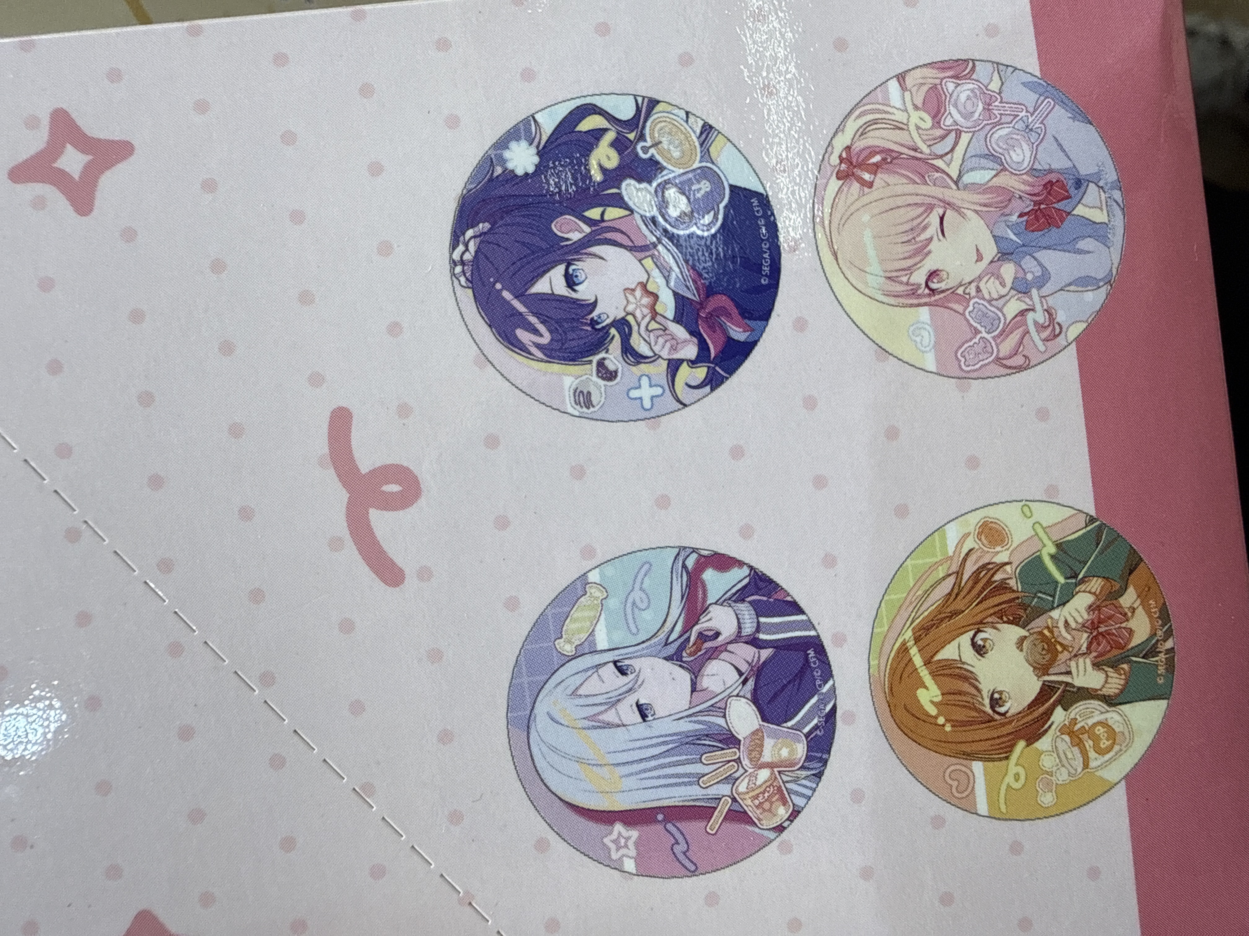 世界計劃 生日2023-2024 徽章 76mm Ｂ