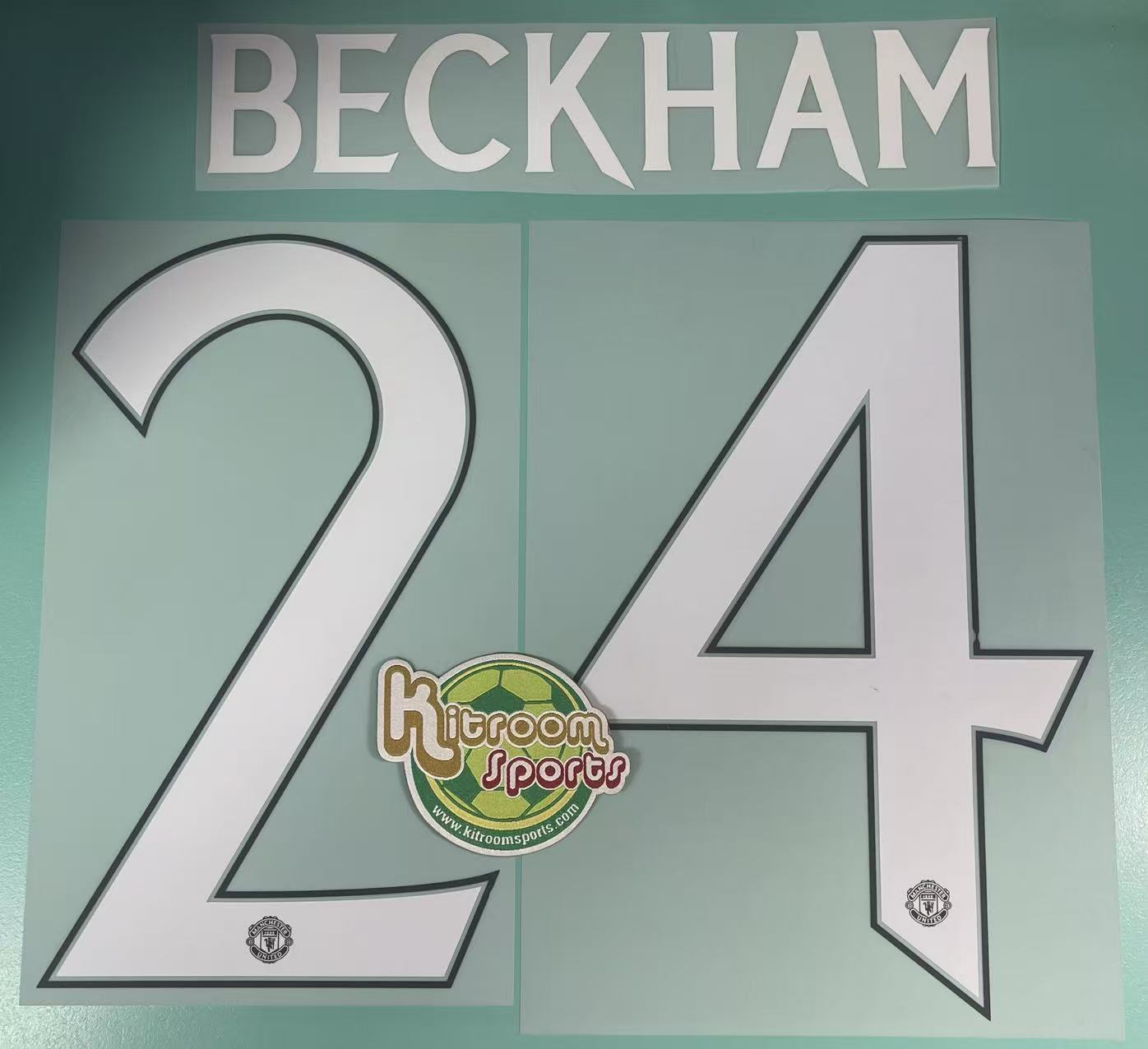 2023-24 Manchester United Home UCL Nameset #24 BECKHAM