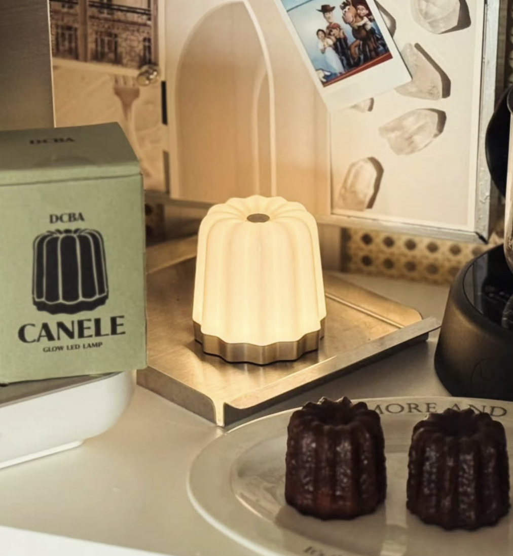 韓國超人氣 DCBA 法式甜品 可麗露 小夜燈｜Canele Glow Mood Light