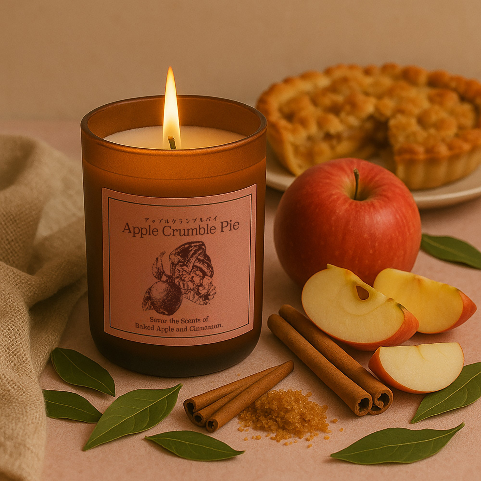 Mumble - 大豆香氛蠟燭 (蘋果金寶派 / Apple Crumble Pie) 180g  / 6.35oz