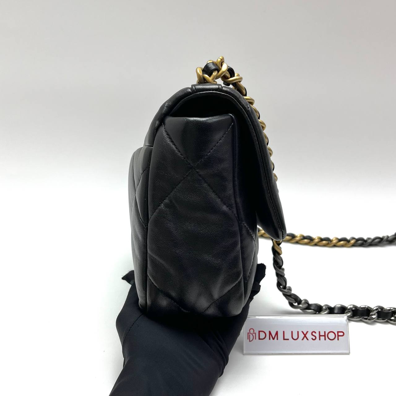 Chanel 19 Bag Small Black GHW (Microchip)