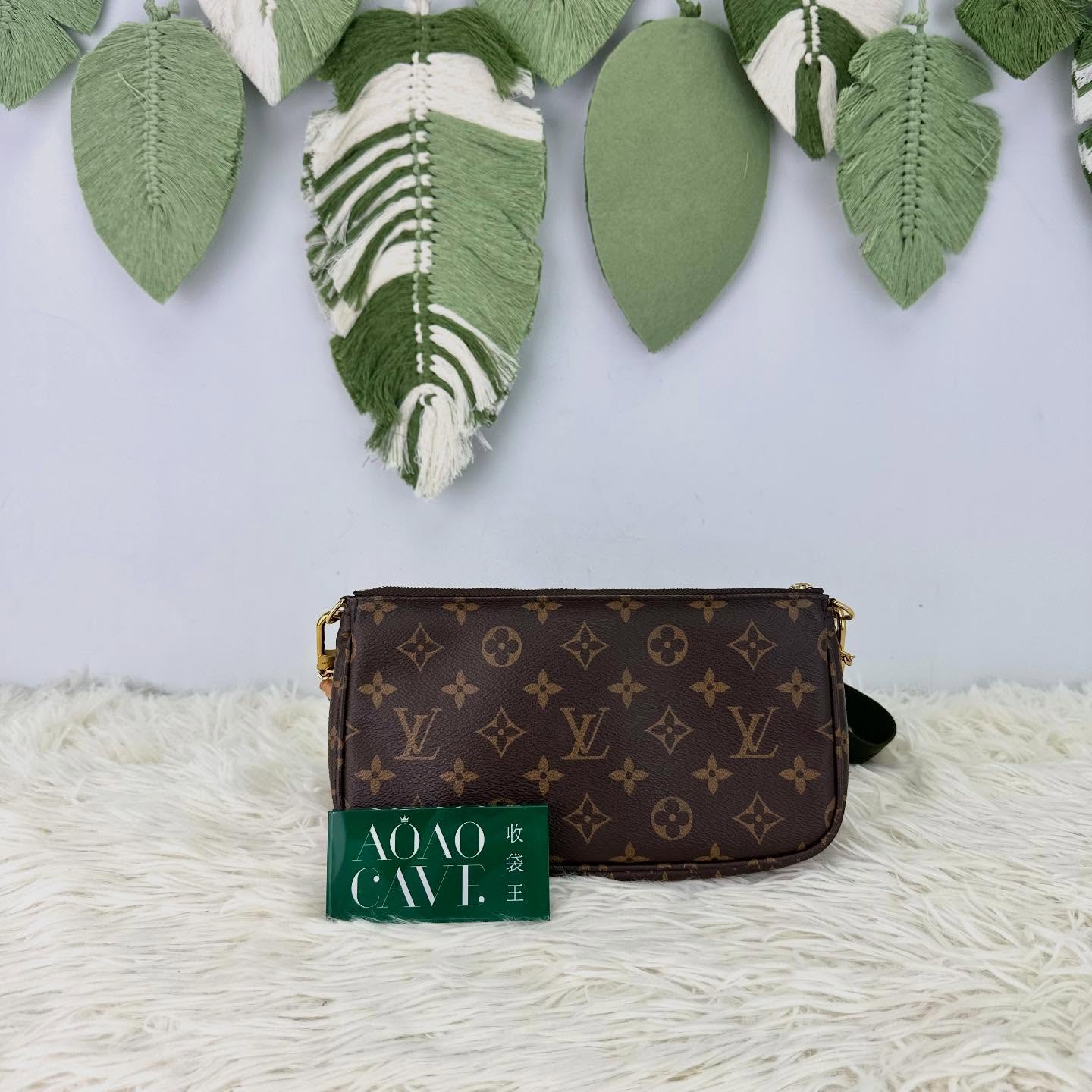 LV 🤍PRE OWNED 5 in 1 Multi Pochette 晶片款 單肩斜肩包💚