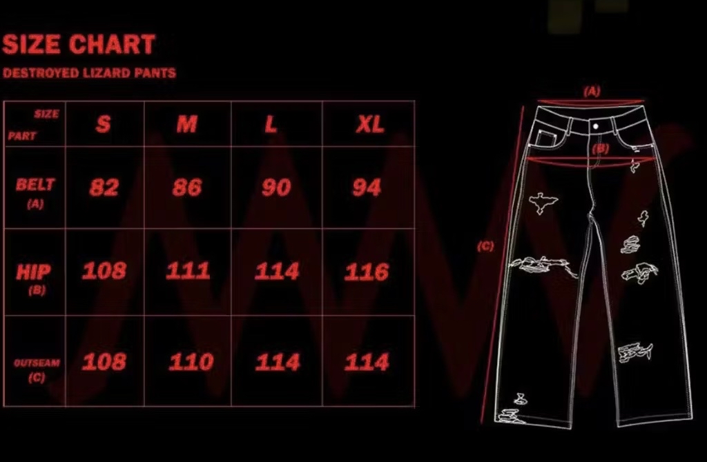 DESTROYED BLOOD SKIN PANTS