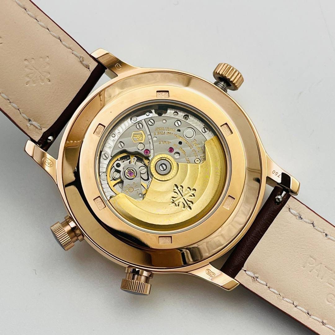 市场最高版本 百达翡丽双时区功能ref.5524 Calatrava飞行家旅行时间腕表系列惊艳登场！🚀🚀