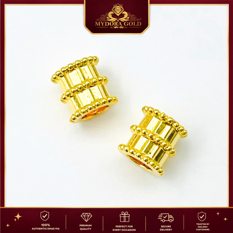 MYDORA Emas 916 Tube Bead (5G) l EMAS 916/22K