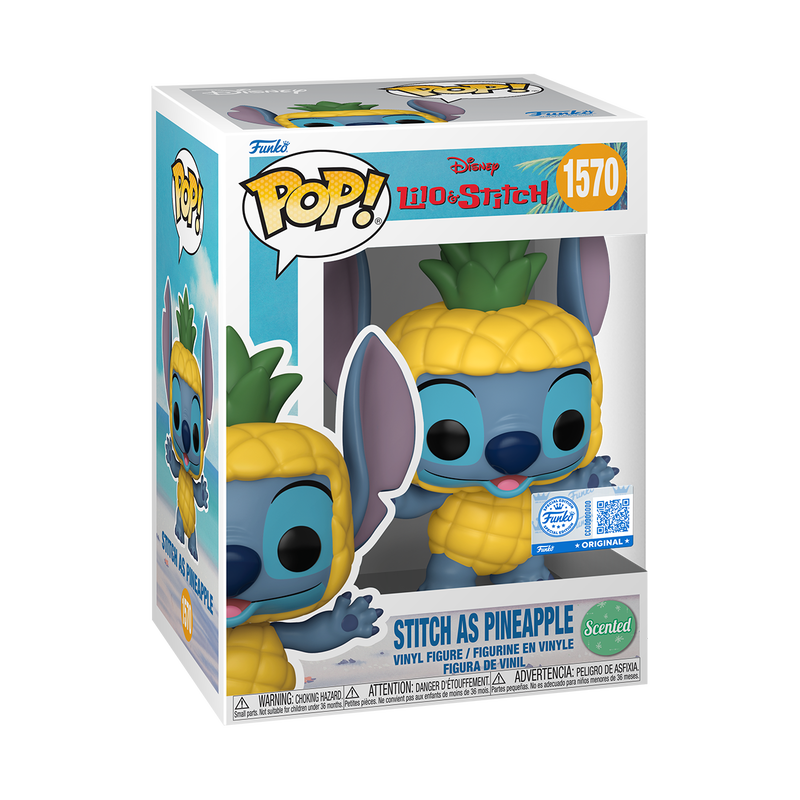 📦訂購 美國代購 Funko POP! Disney Stitch as Pineapple (Scented) Figure 史迪仔 模型