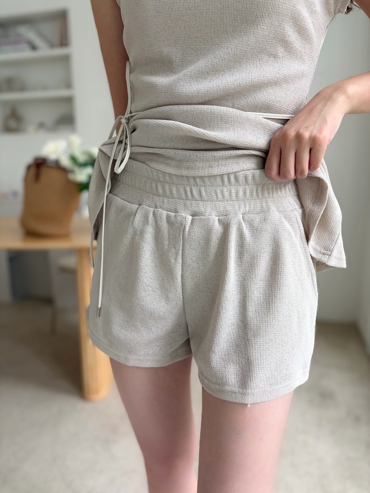 Elysian Boat Neck Belted Set (Mocha)
