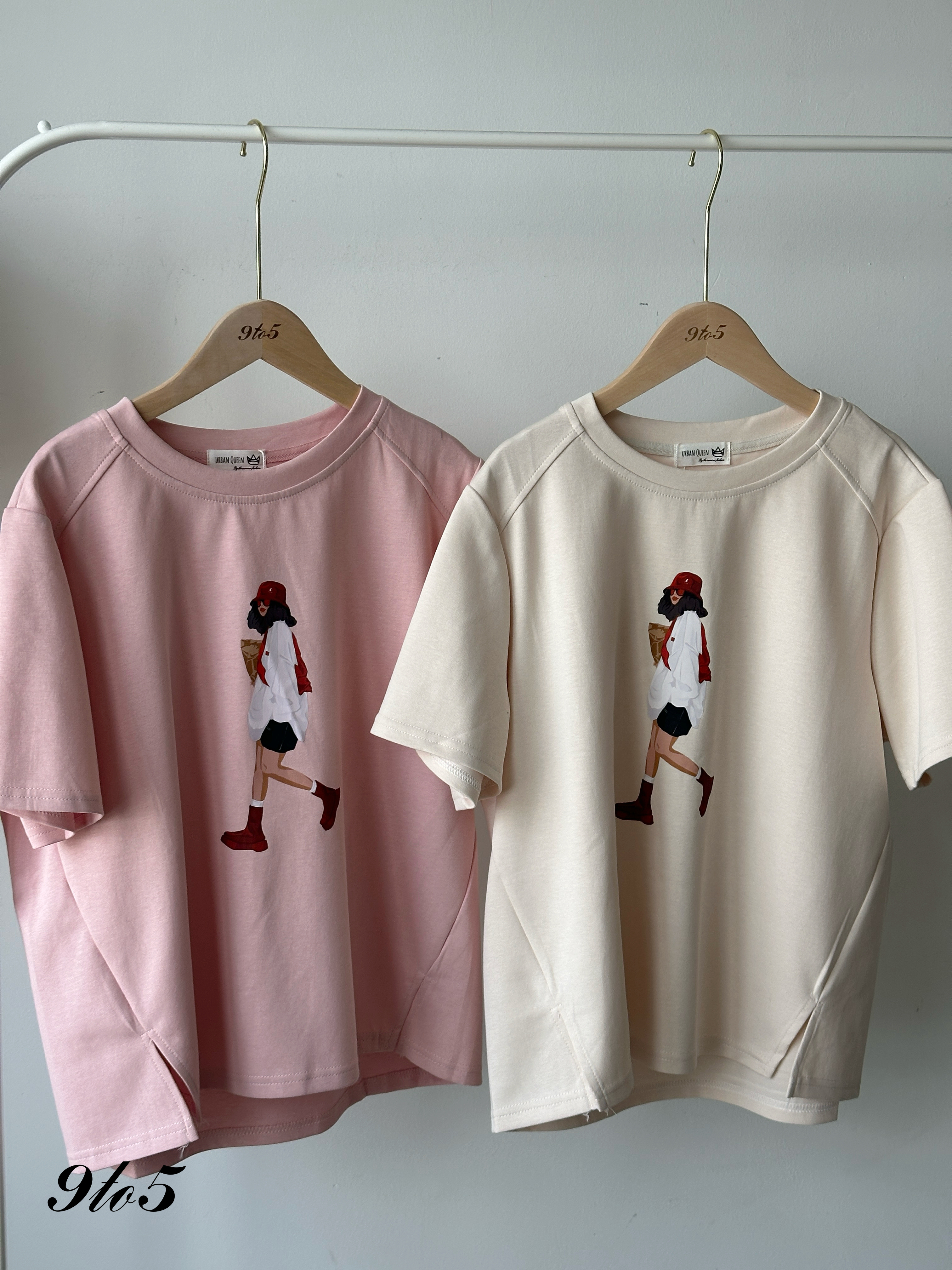 T4181 Casual Printed Tee - 4 Colors 