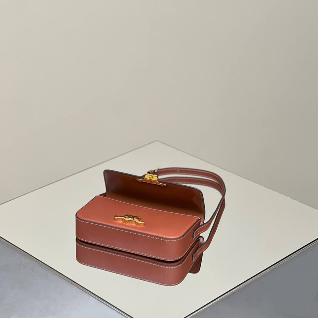 🔥大货实拍图 𝗖𝗘𝗟𝗜𝗡𝗘 ♥ 𝗧𝗥𝗜𝗢𝗠𝗣𝗛𝗘 𝗦𝗛𝗢𝗨𝗟𝗗𝗘𝗥 𝗕𝗔𝗚 型号：194143 尺寸：20*10*4cm