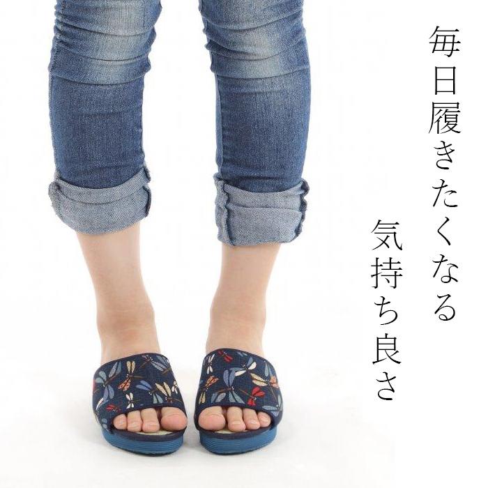 🔥🔥【日本製《ISM》藍染和風天然榻榻米草履涼鞋】