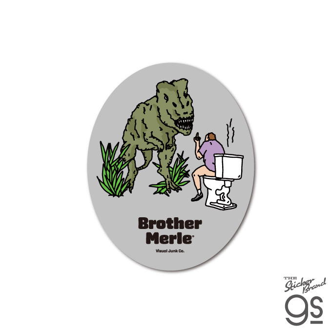 Brother merle sticker
