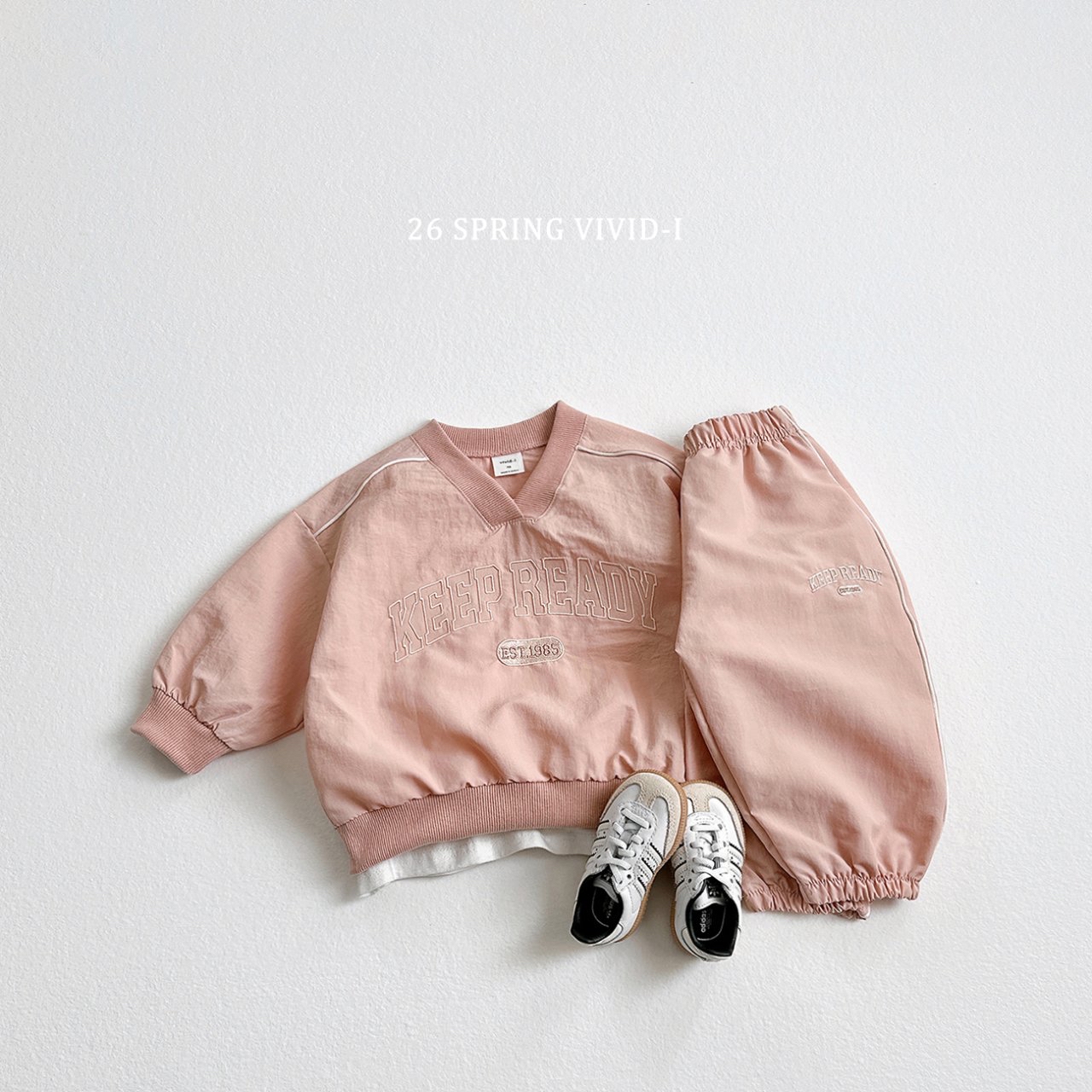 🌸預訂 韓國直送🌸🇰🇷VIVIDI四色棒球風刺繡防風寬鬆上衣