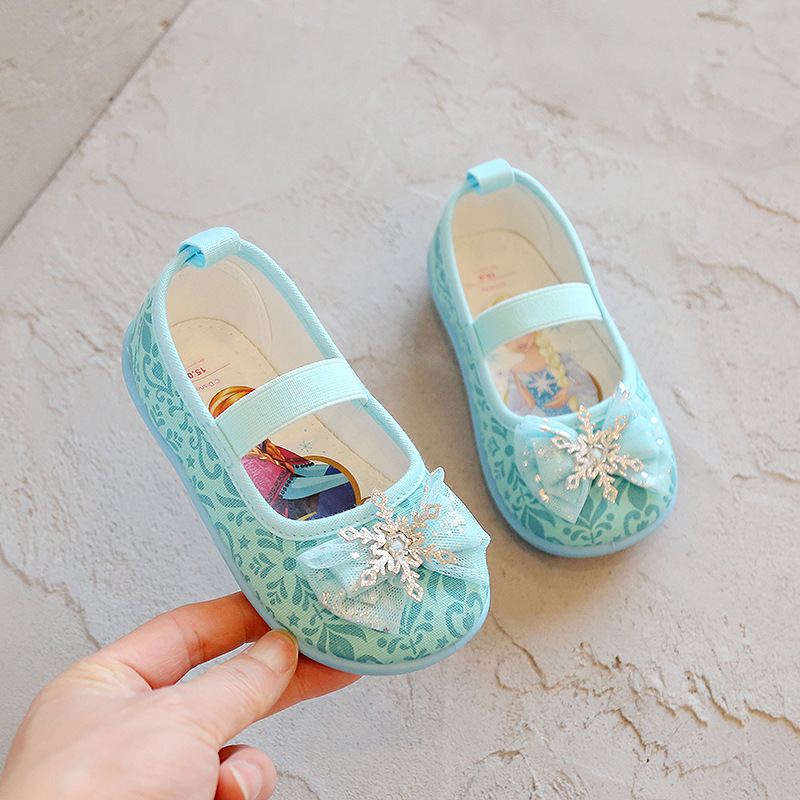 新款 Disney 公主小童帆布鞋 -1件 現貨