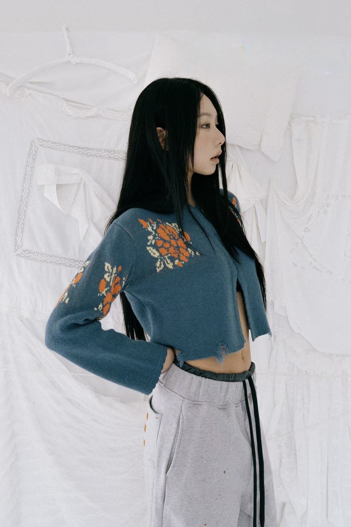 Flower cardigan