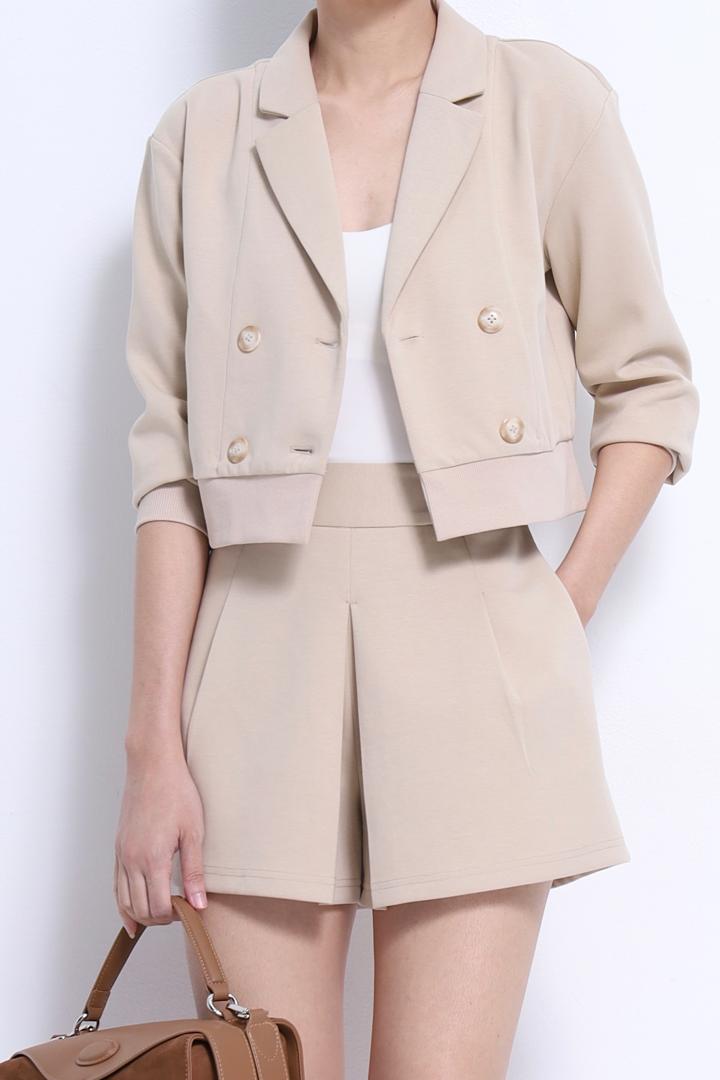 CP1625 SLIT PATTERN SOFT SKIRT PANT