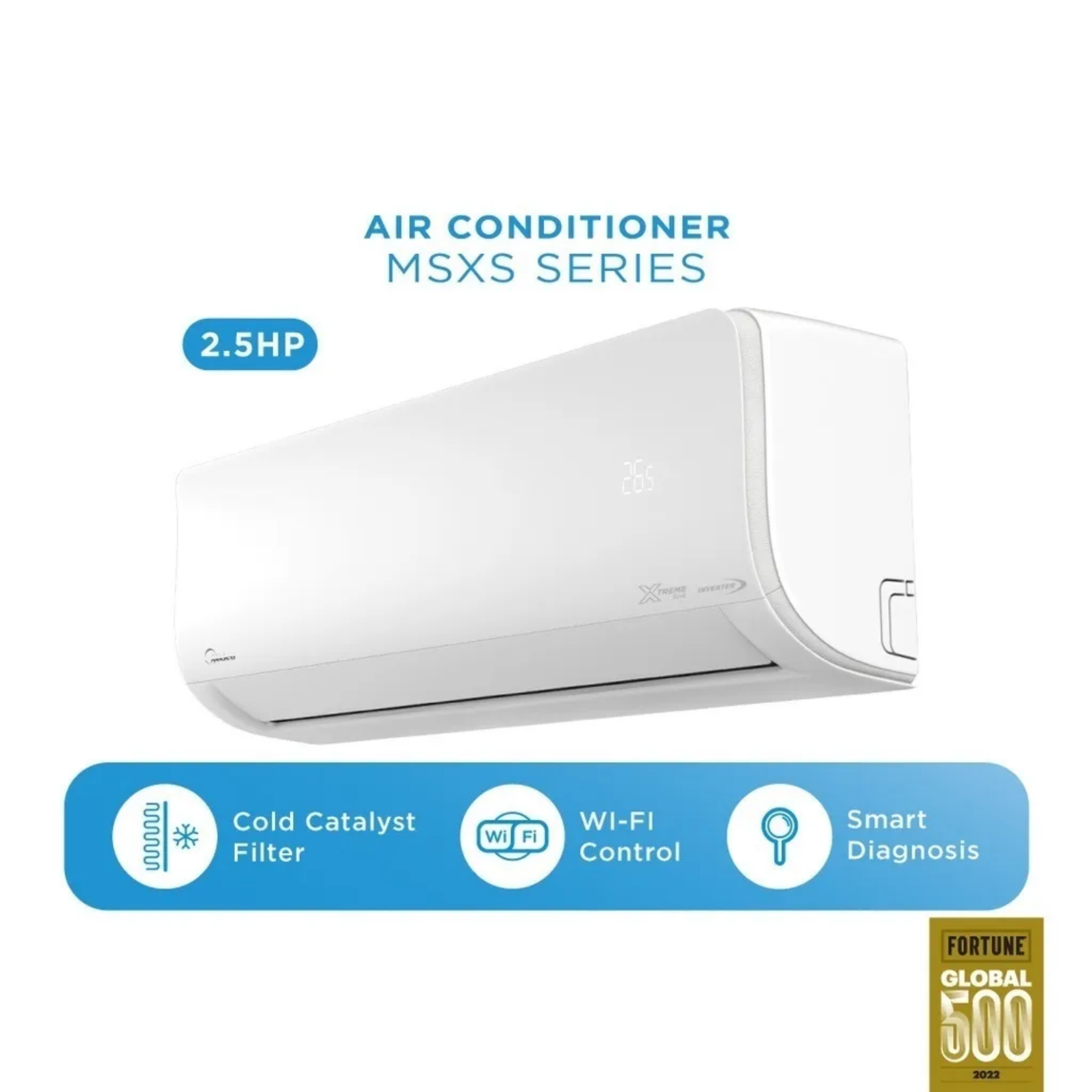 Midea 2.5Hp R32 Xtreme Save Inverter Air-Conditioner MSXS-25CRND8