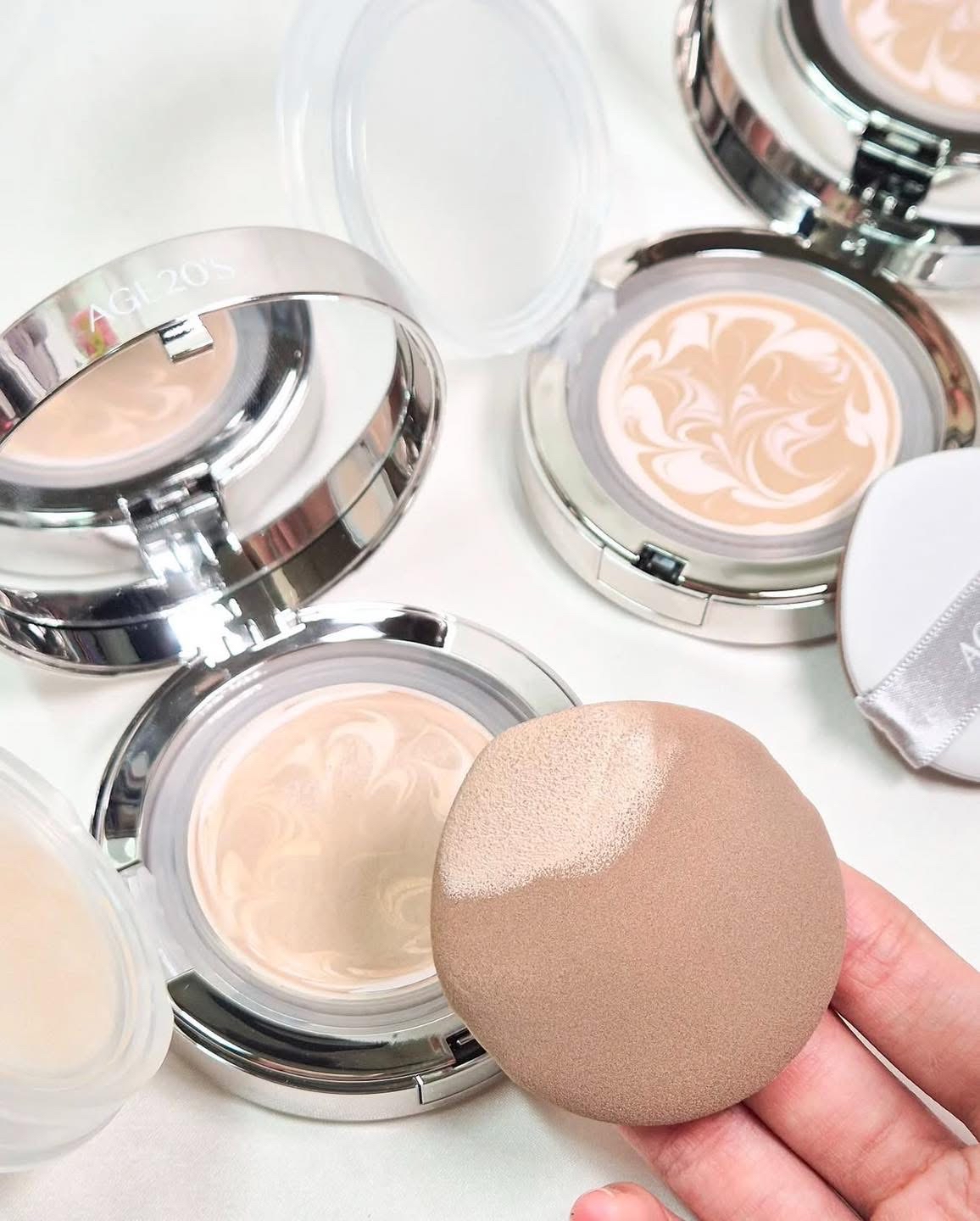 《韓國🇰🇷Age20's Glass玻璃亮膚精華粉餅》一殼2蕊