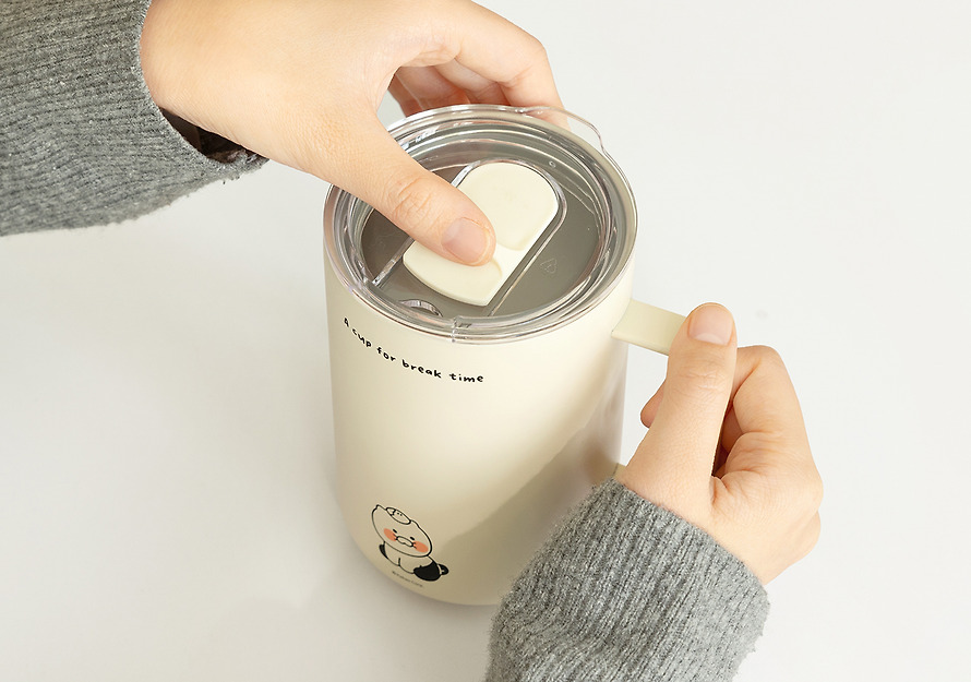 春植 方形手柄 保溫 馬克杯 (560ml)