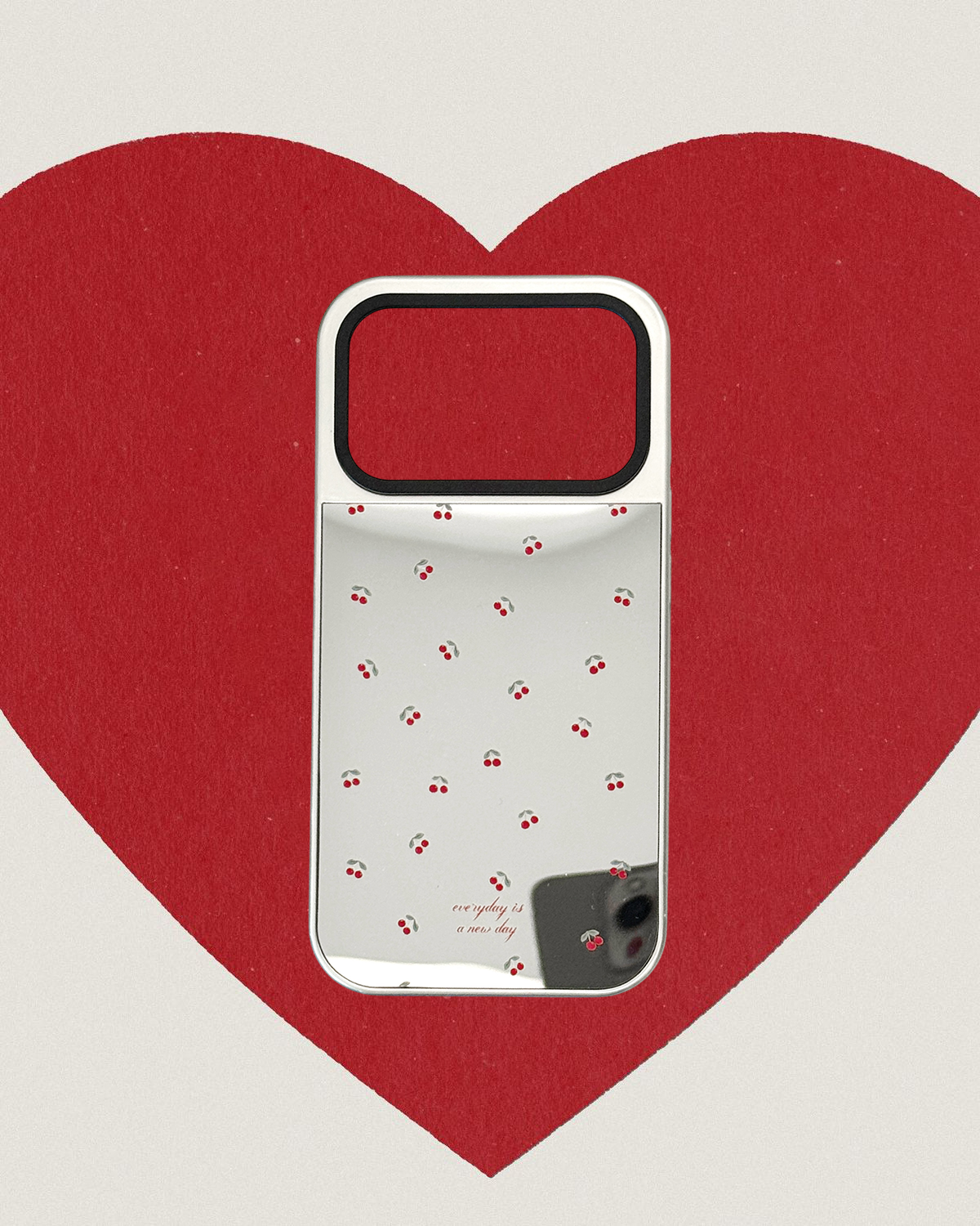 【The Ruby Reds】銀框鏡面MagSafe iPhone Case+手機支架MagSafe Phone Stand