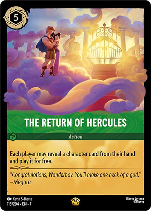 118/204 The return of Hercules