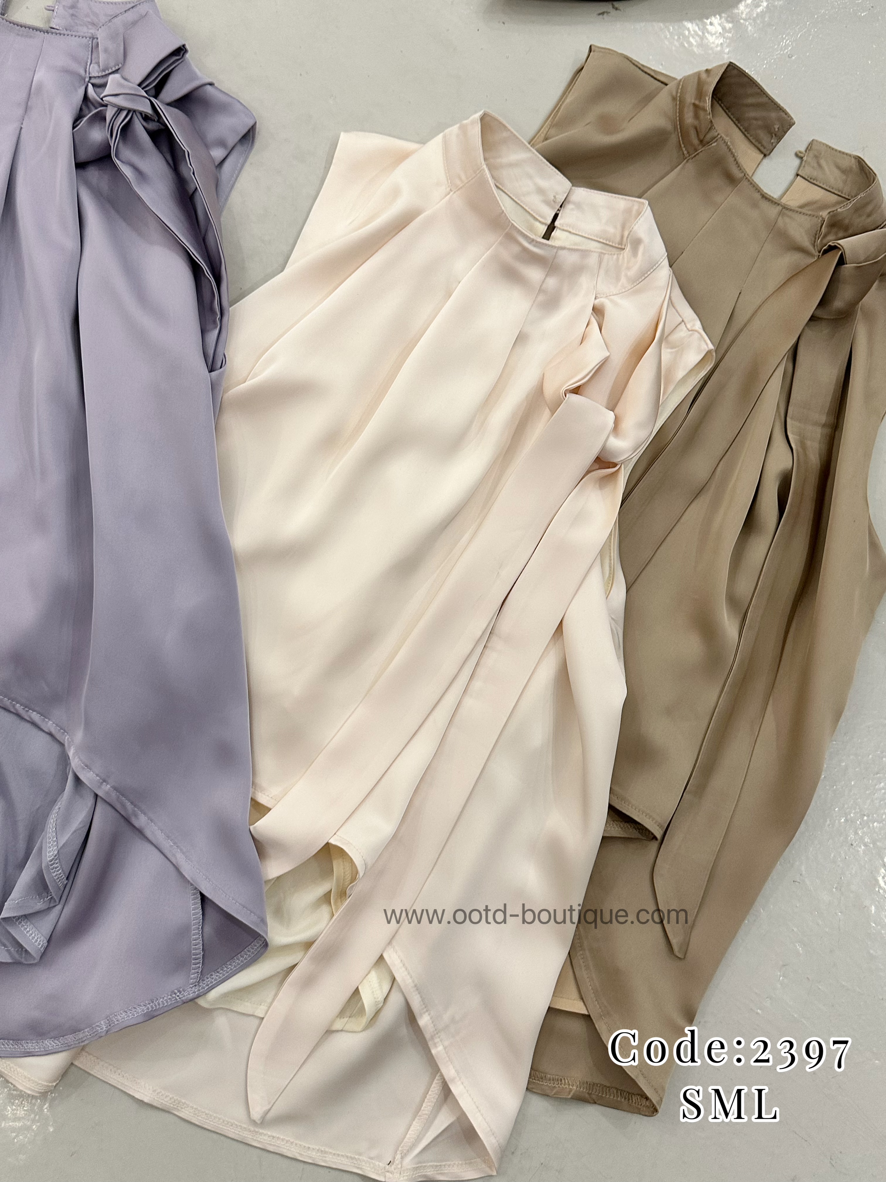 2397 PREMIUM SATIN DESIGN BLOUSE