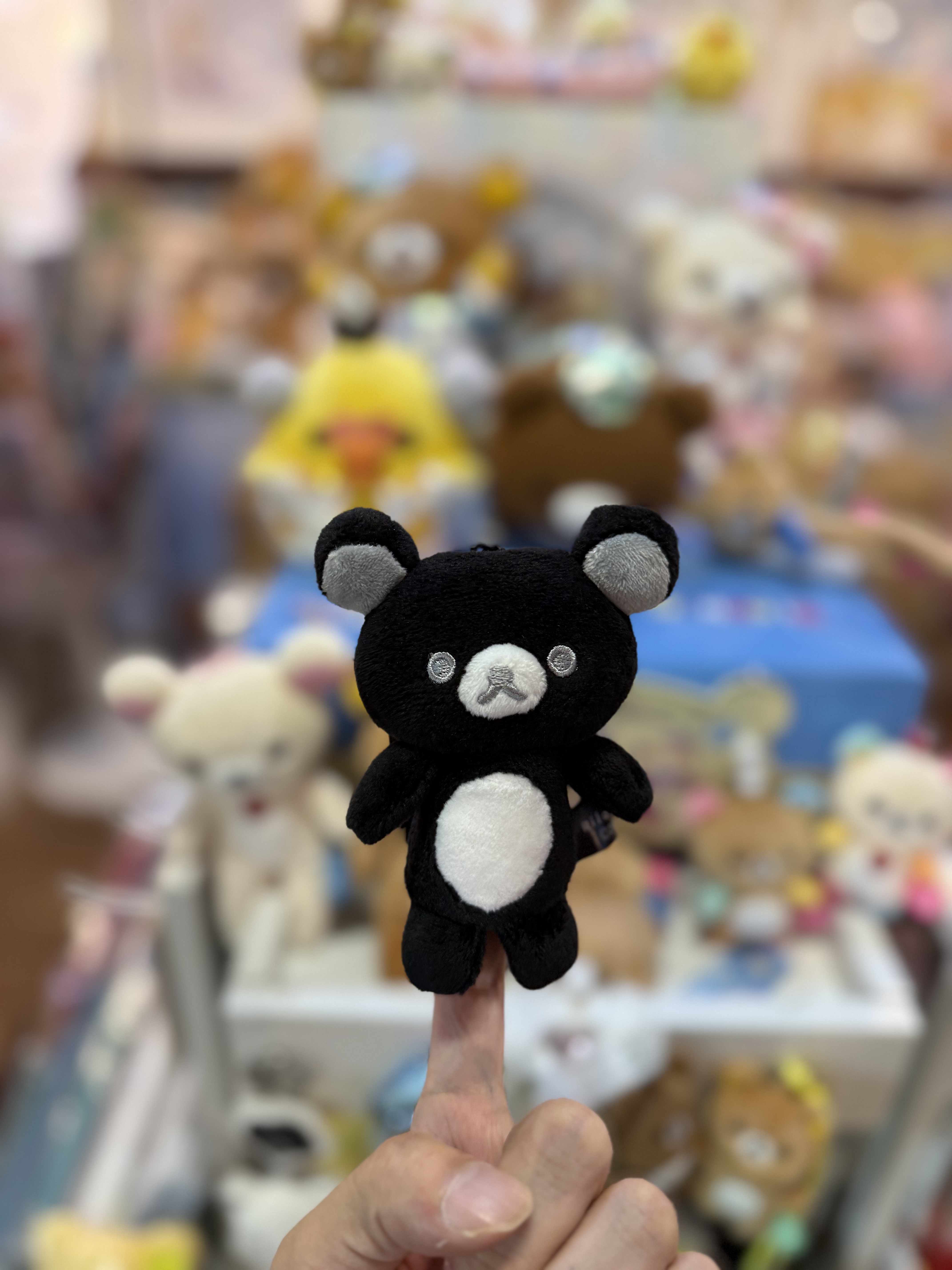 《現貨》全新Rilakkuma黑白造型指偶掛飾