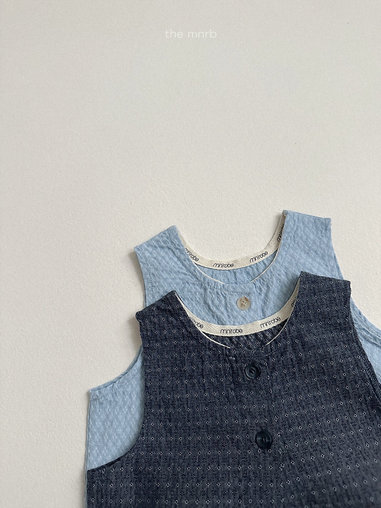 Minirobe | Dla denim sleeveless (Deep-blue XL100-110)
