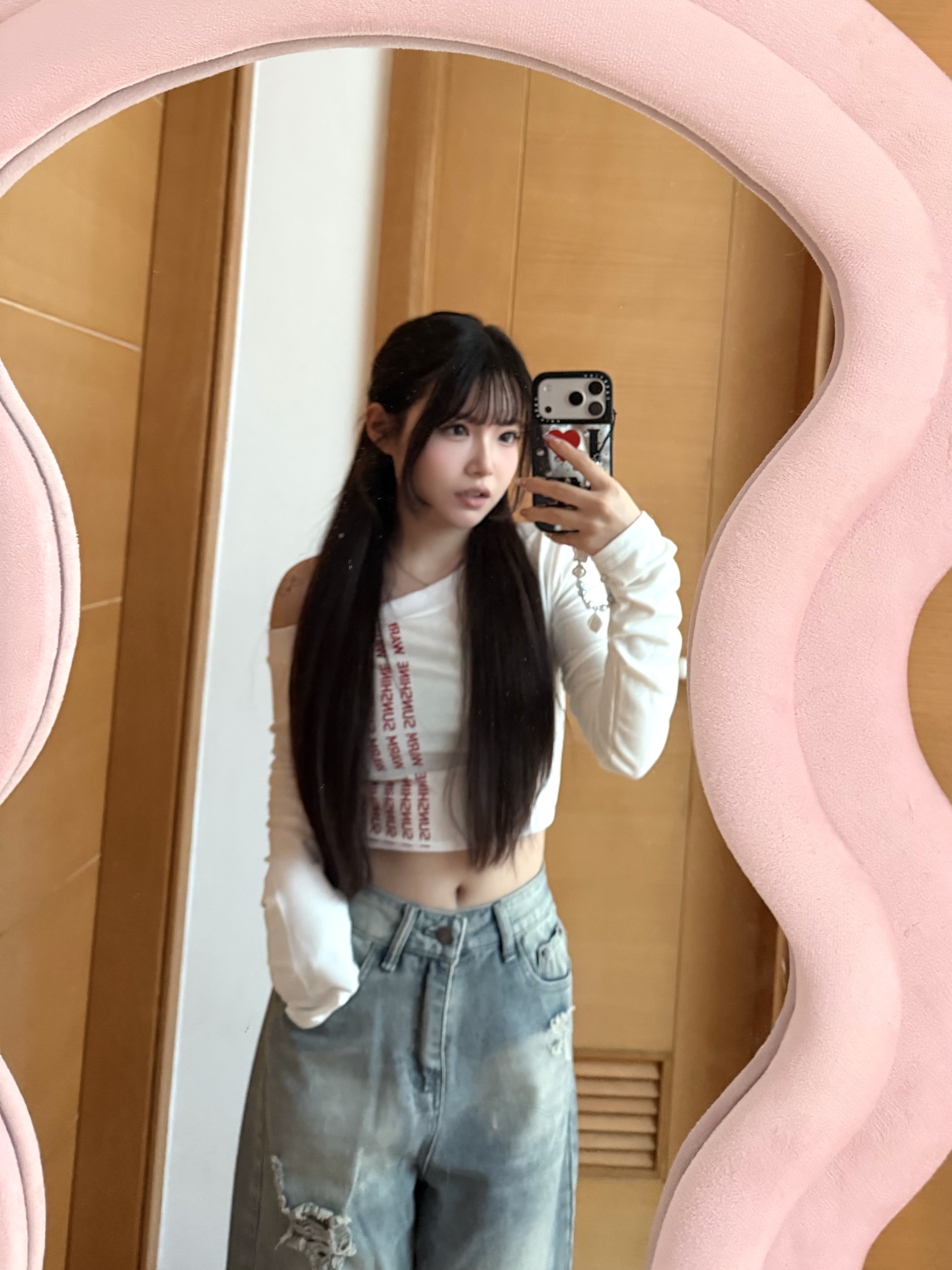 韓國撞色字句短身一字膊