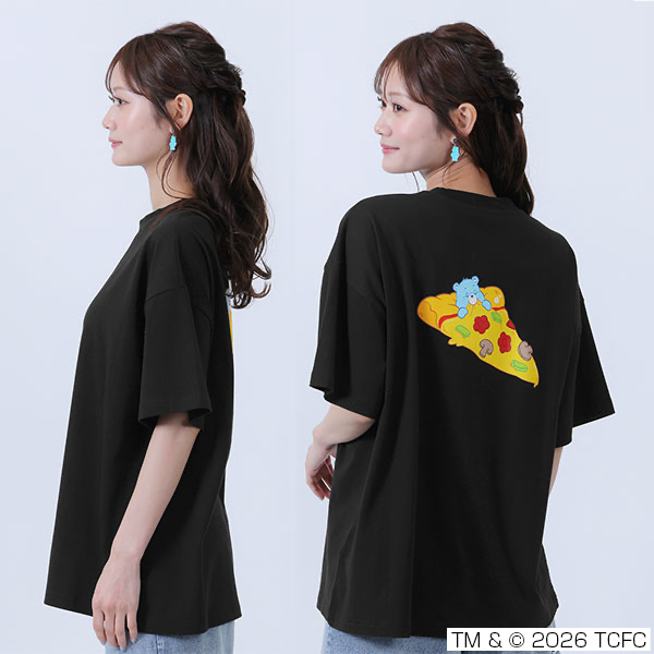 🎀【預訂】MARY QUANT x Care Bears Pizza Big T-shirt BK