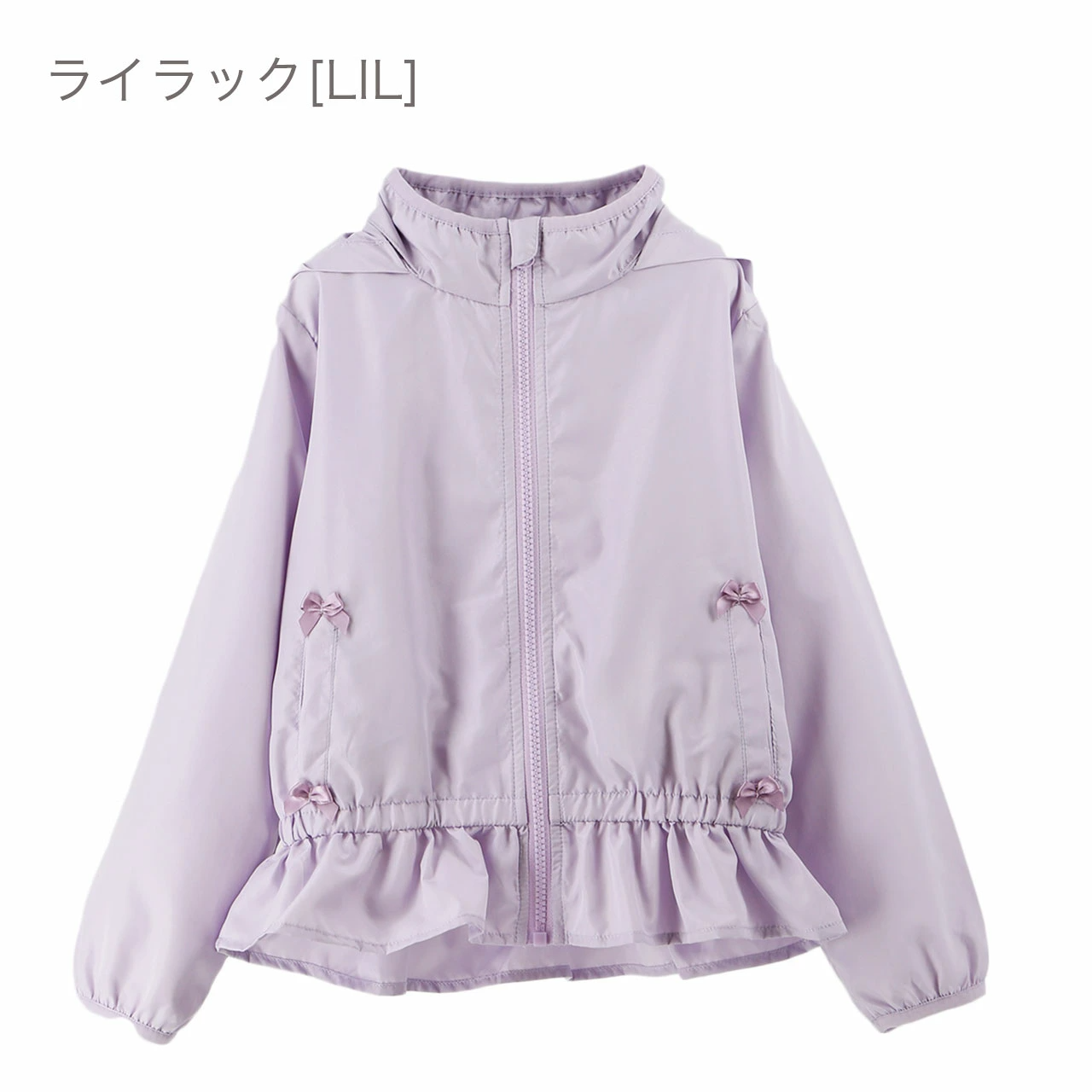 🆕【⭐訂購⭐】🇯🇵 日本直送 🌀荷葉邊 絲帶 網眼連帽風褸 [5款選]🌀 [ELCA-0128][260405]