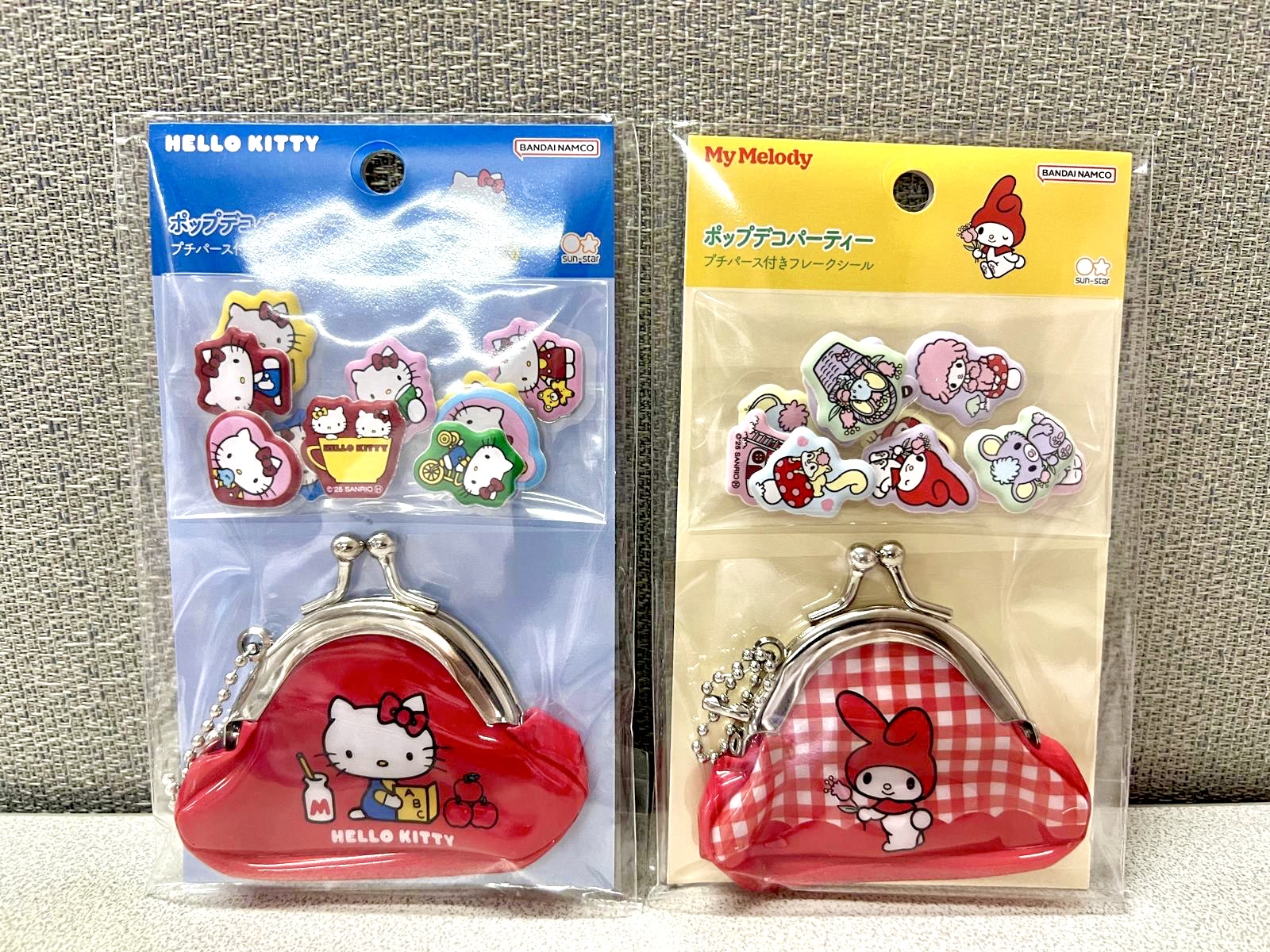 🎌日本直送🎌Sanrio 迷你散子包掛飾加貼紙