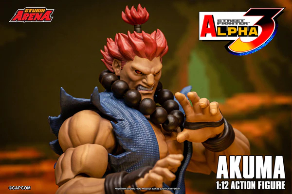 🧲預訂26年第4季：STORM ARENA 1/12 豪鬼 街頭霸王 Zero 3 可動figure STREET FIGHTER ZERO 3 - GOUKI